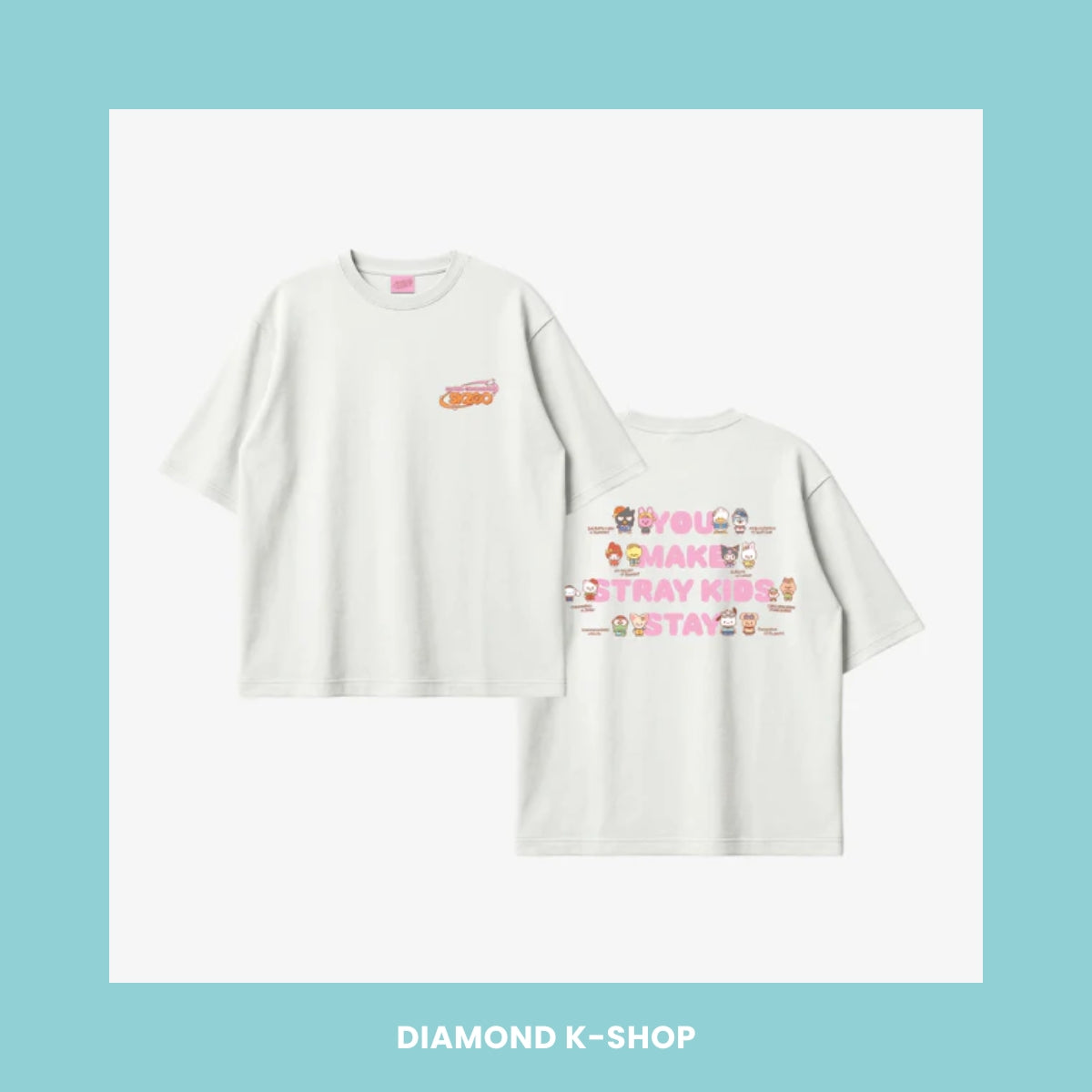 STRAY KIDS - SKZOO X SANRIO CHARACTERS: T-SHIRT