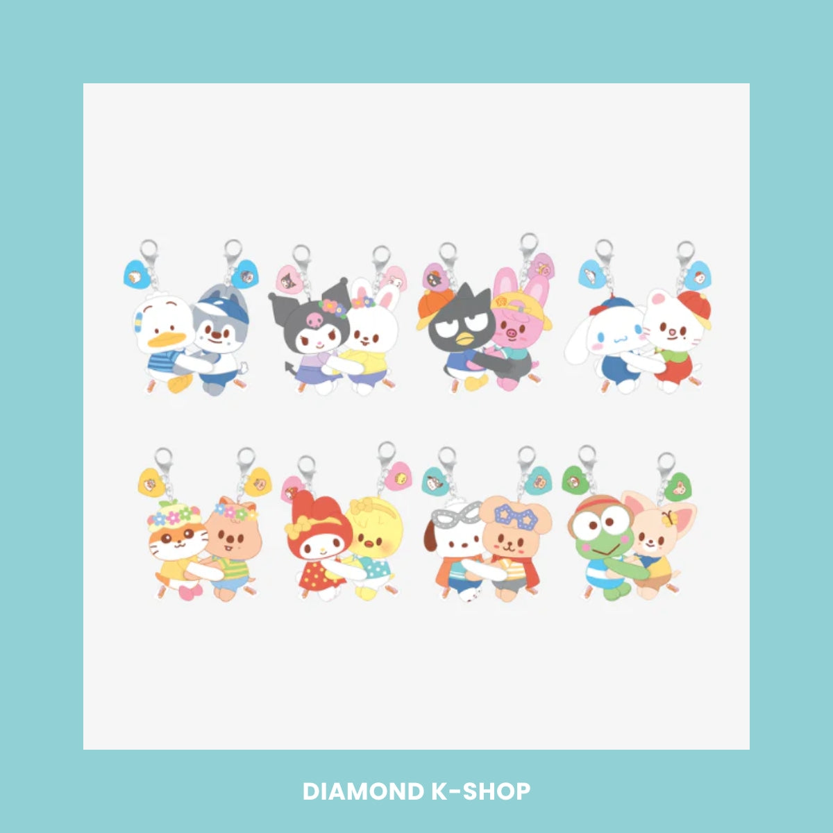 STRAY KIDS - SKZOO X SANRIO CHARACTERS: HUG PLUSH KEYRING