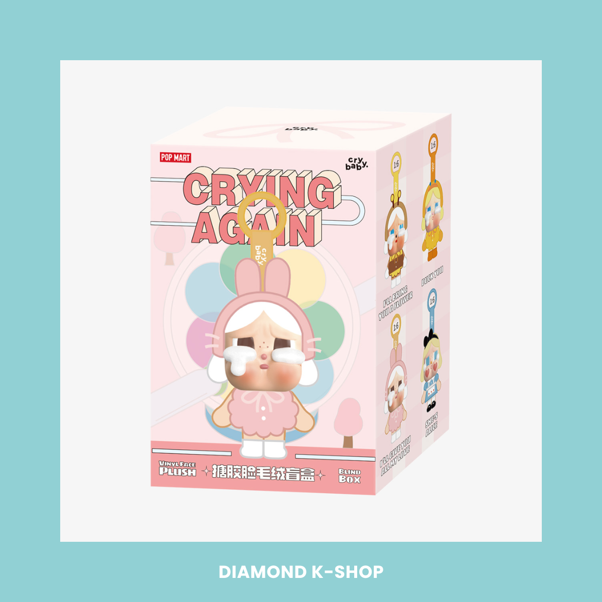 CRYBABY Crying Again Series - Vinyl Face Plush Blind Box