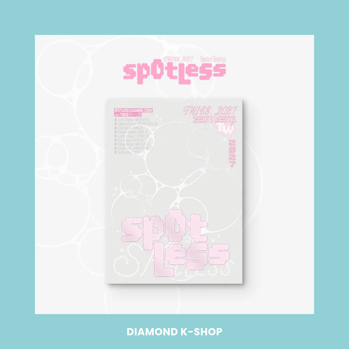 TWICE - Season's Greetings 2027: Spotless + POB Oficial