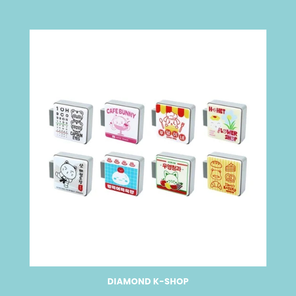 ATEEZ - 8th Anniversary Exhibition BLUE DRIFT OFFICIAL MD: LED SIGN MAGNET (Random)