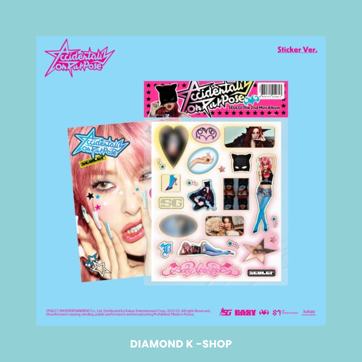 RED VELVET: SEULGI
- Accidentally On Purpose (Sticker)