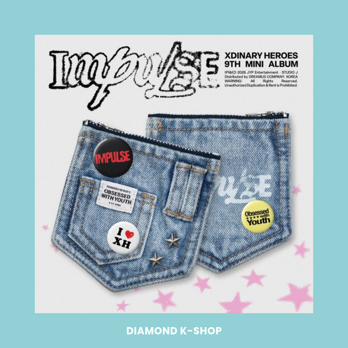 XDINARY HEROES - IMPULSE (DENIM POUCH ver.)