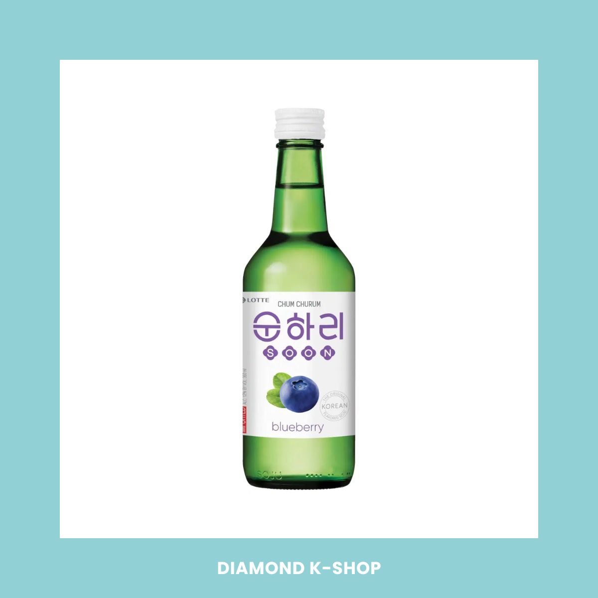 SOJU LOTTE - SOON Hari Mora Azul (360ml)