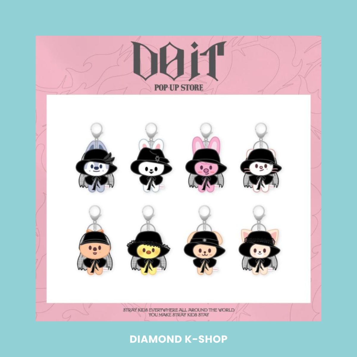 STRAY KIDS - "DO IT" POP-UP: SKZOO COSTUME MAGNET PLUSH KEYRING