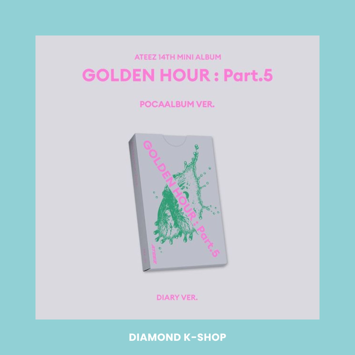 ATEEZ - GOLDEN HOUR: Part.5 (POCAALBUM ver.) + POB Oficial