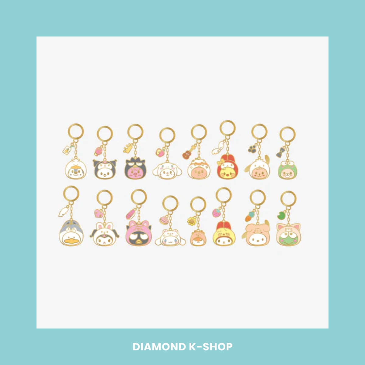 STRAY KIDS - SKZOO X SANRIO CHARACTERS: METAL KEYRING