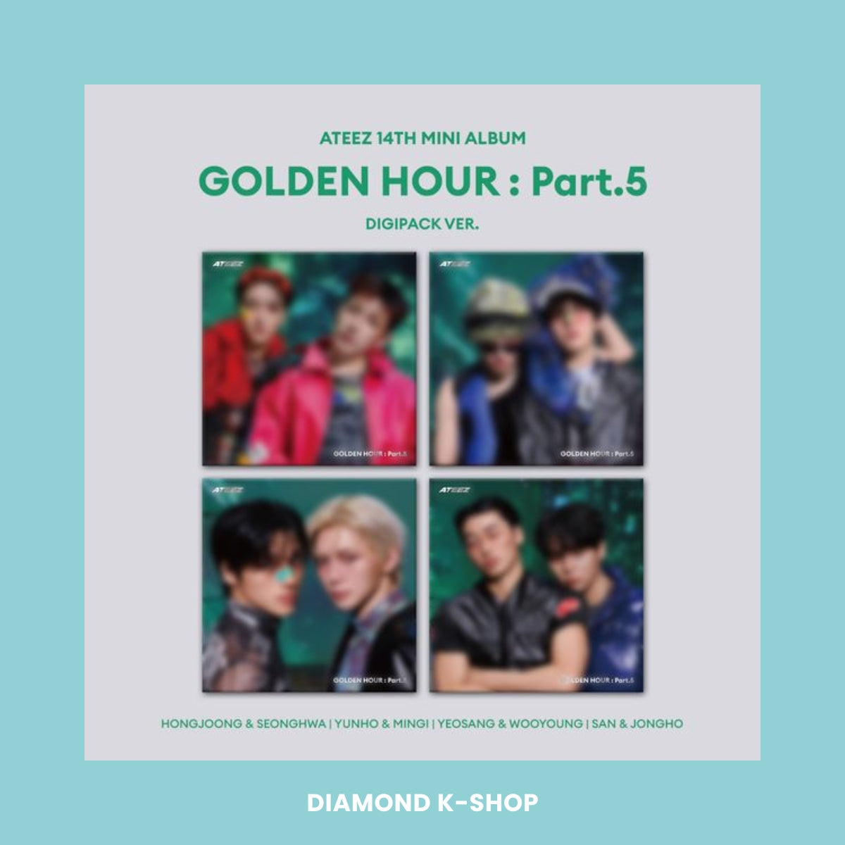 ATEEZ - GOLDEN HOUR: Part.5 (DIGIPACK UNIT ver.)