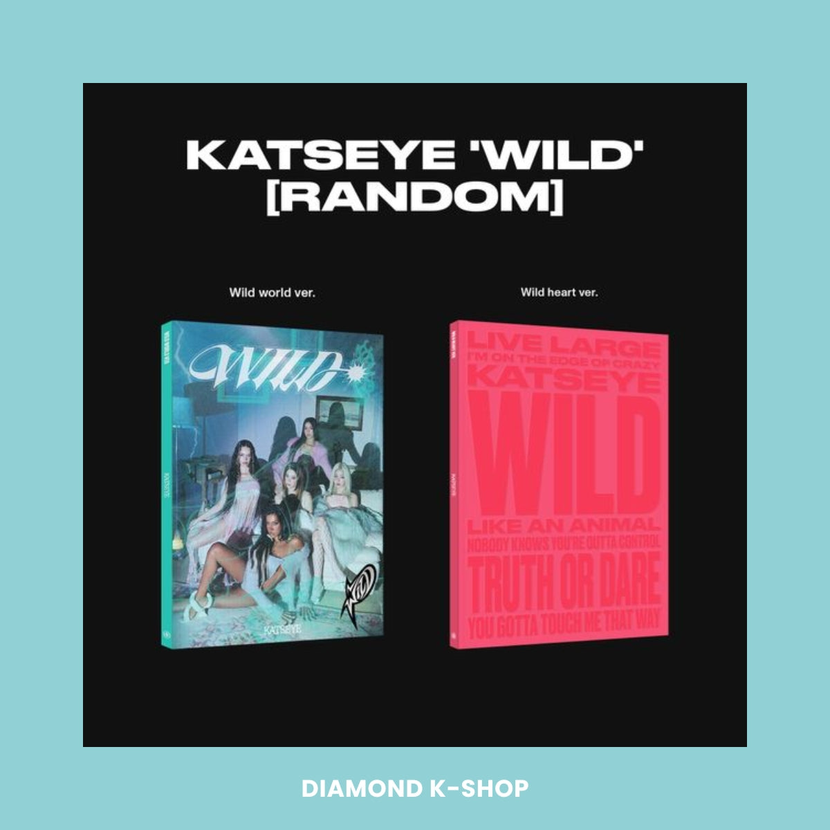 KATSEYE - WILD (Standard) + POB Ktown4u