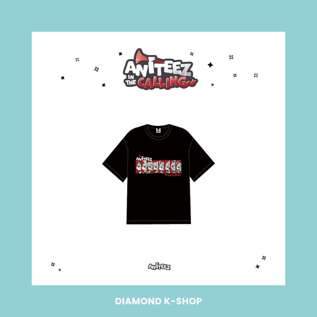 ATEEZ - ANITEEZ IN THE CALLING MD: BLACK (T-SHIRTS)