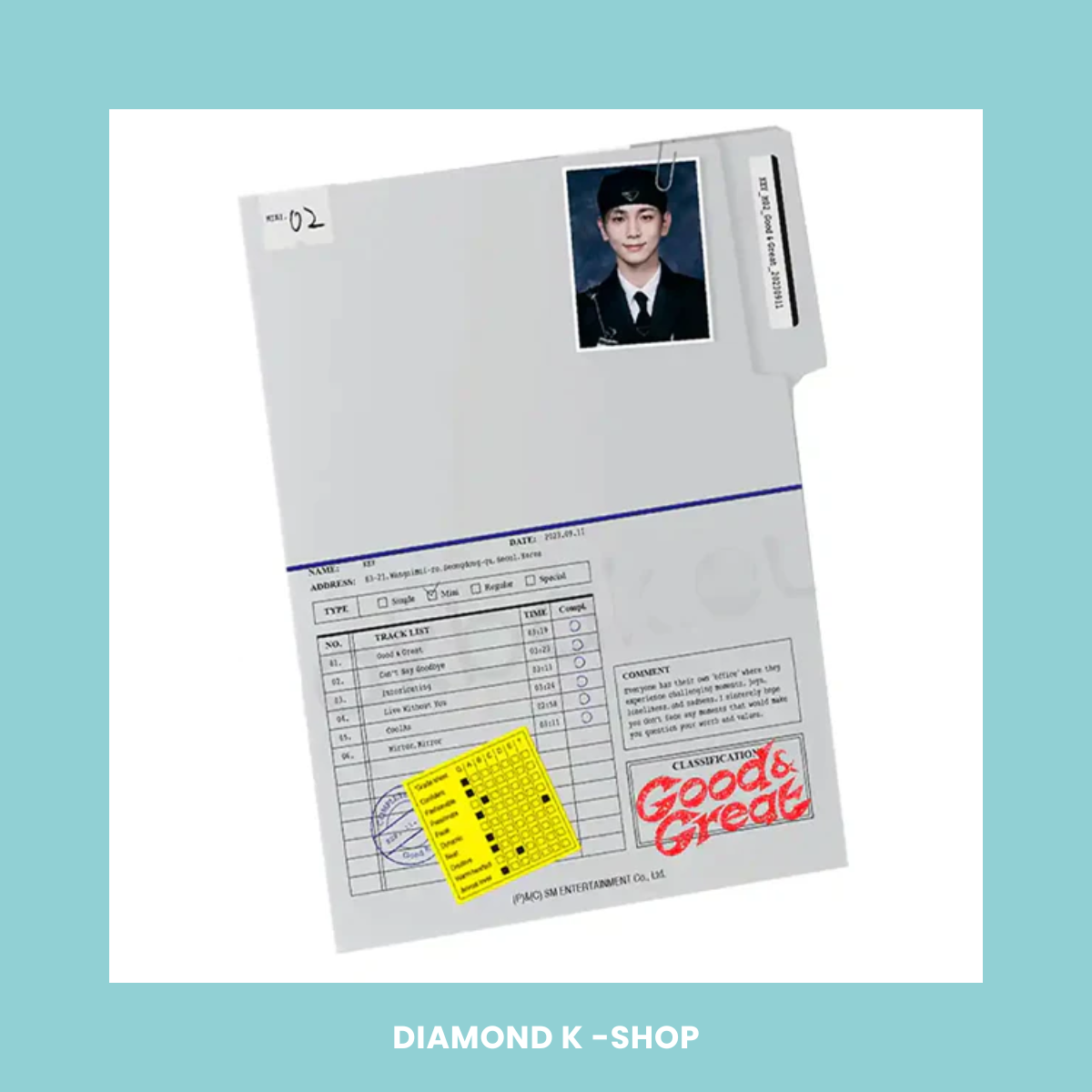 SHINee: KEY - Good&Great (Cover Letter)