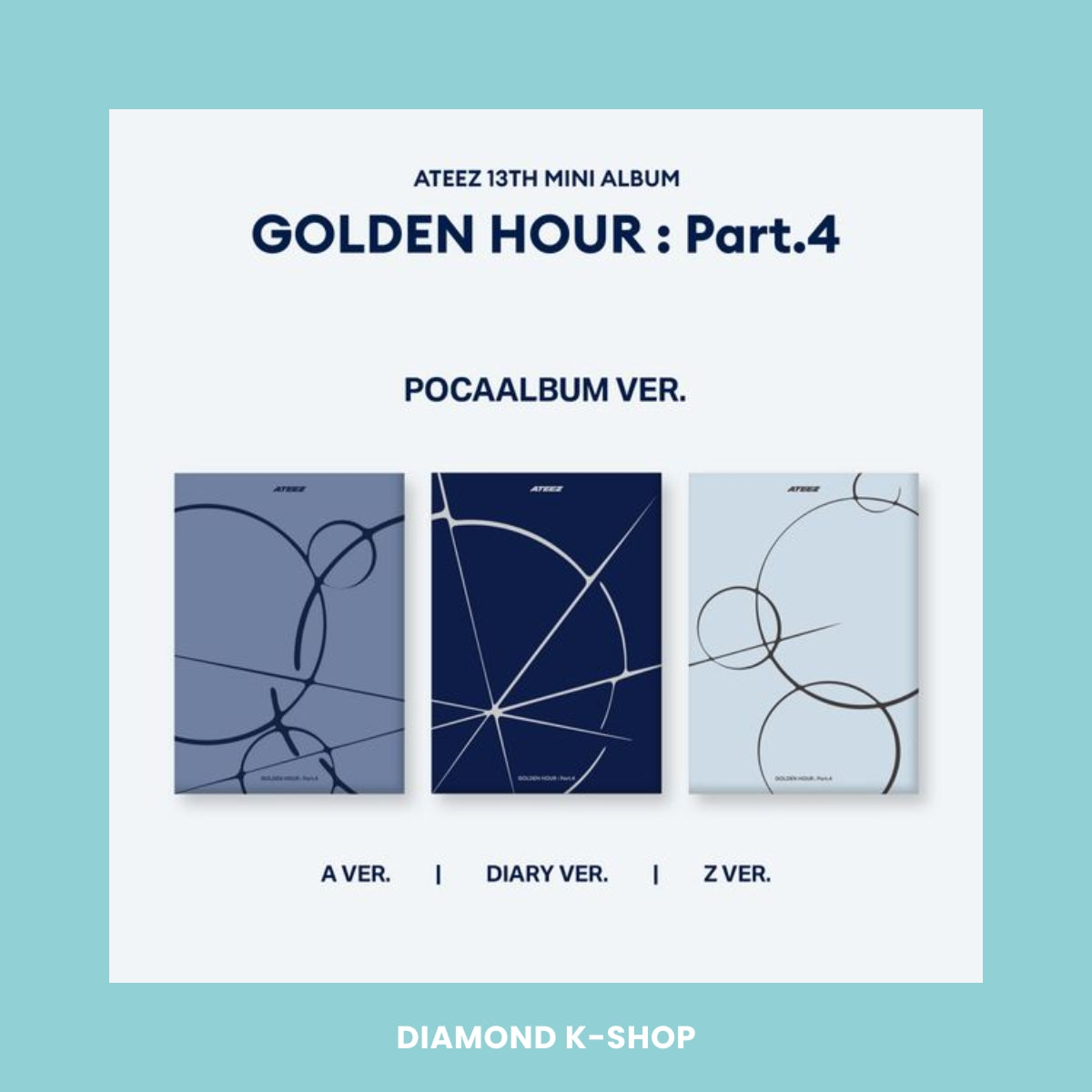 ATEEZ - GOLDEN HOUR : Part.4 (POCAALBUM ver.)