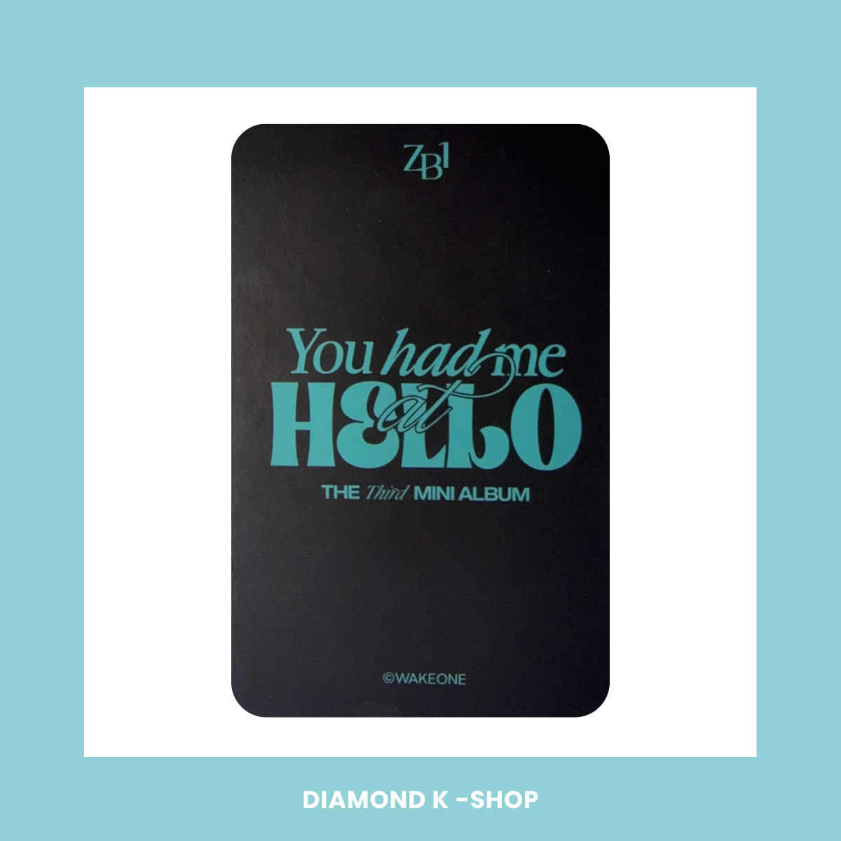 POB: ZB1 - You Had Me at Hello (Line Friends Pop-Up Store)