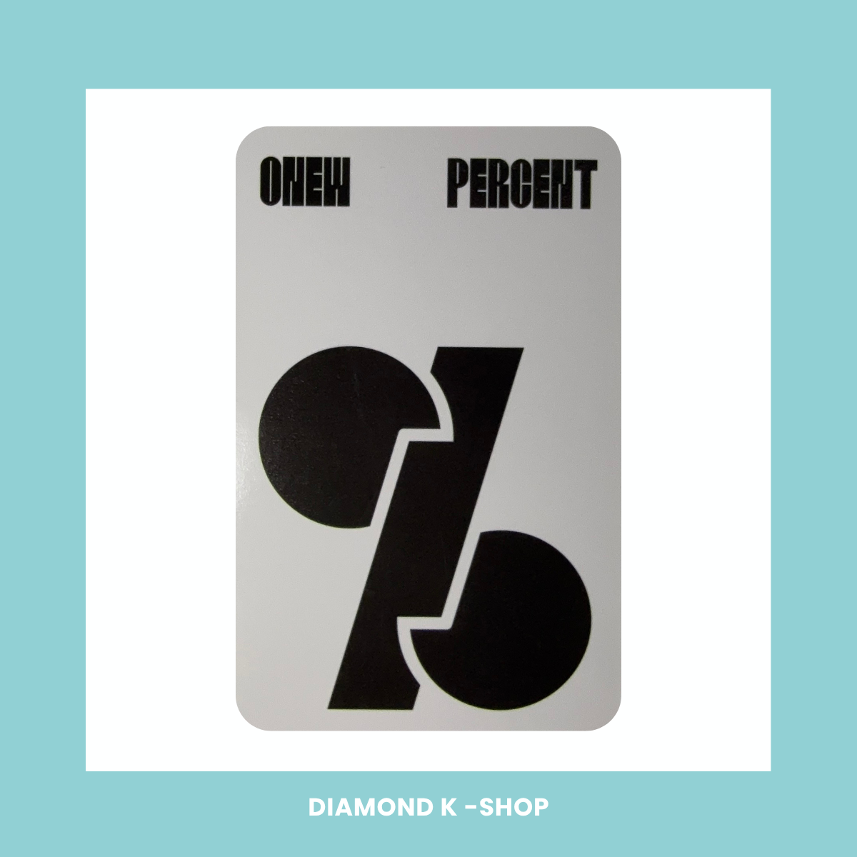 POB: SHINEE: ONEW - Percent (KAKAO)