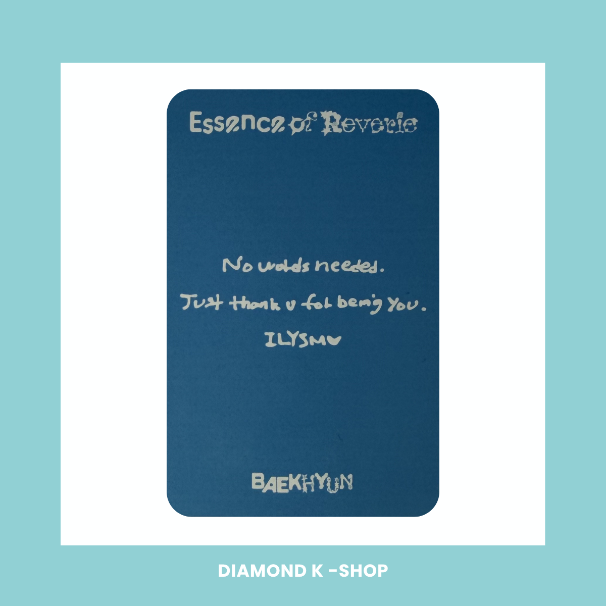 POB: EXO: BAEKHYUN - Essence of reverie (KTOWN4U)