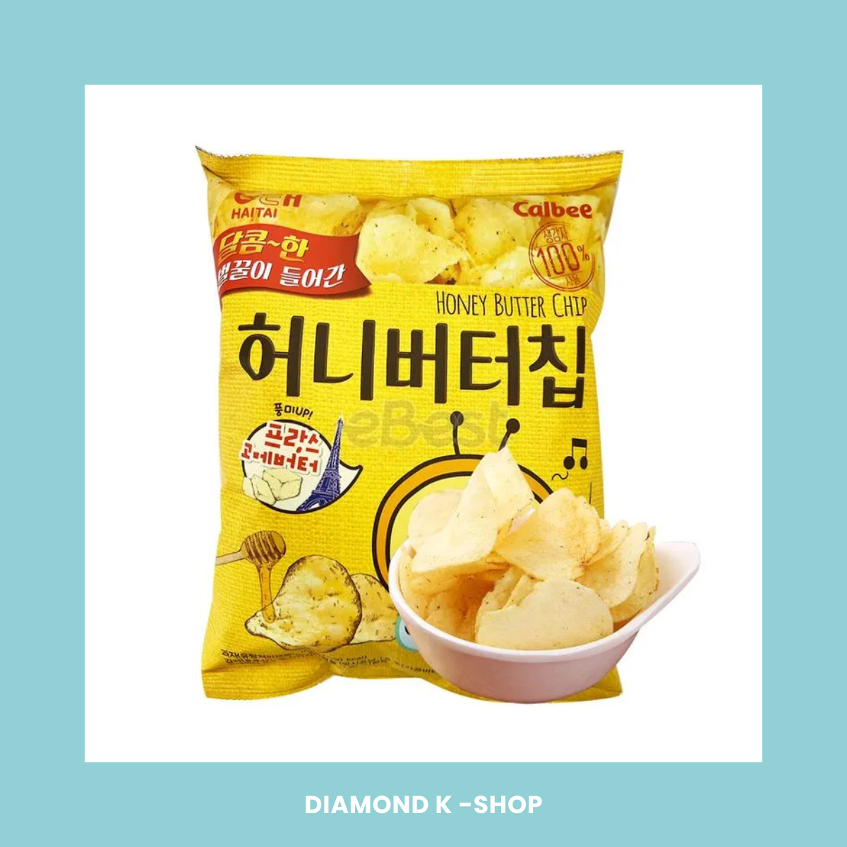 Haitai Chips - Mantequilla con miel