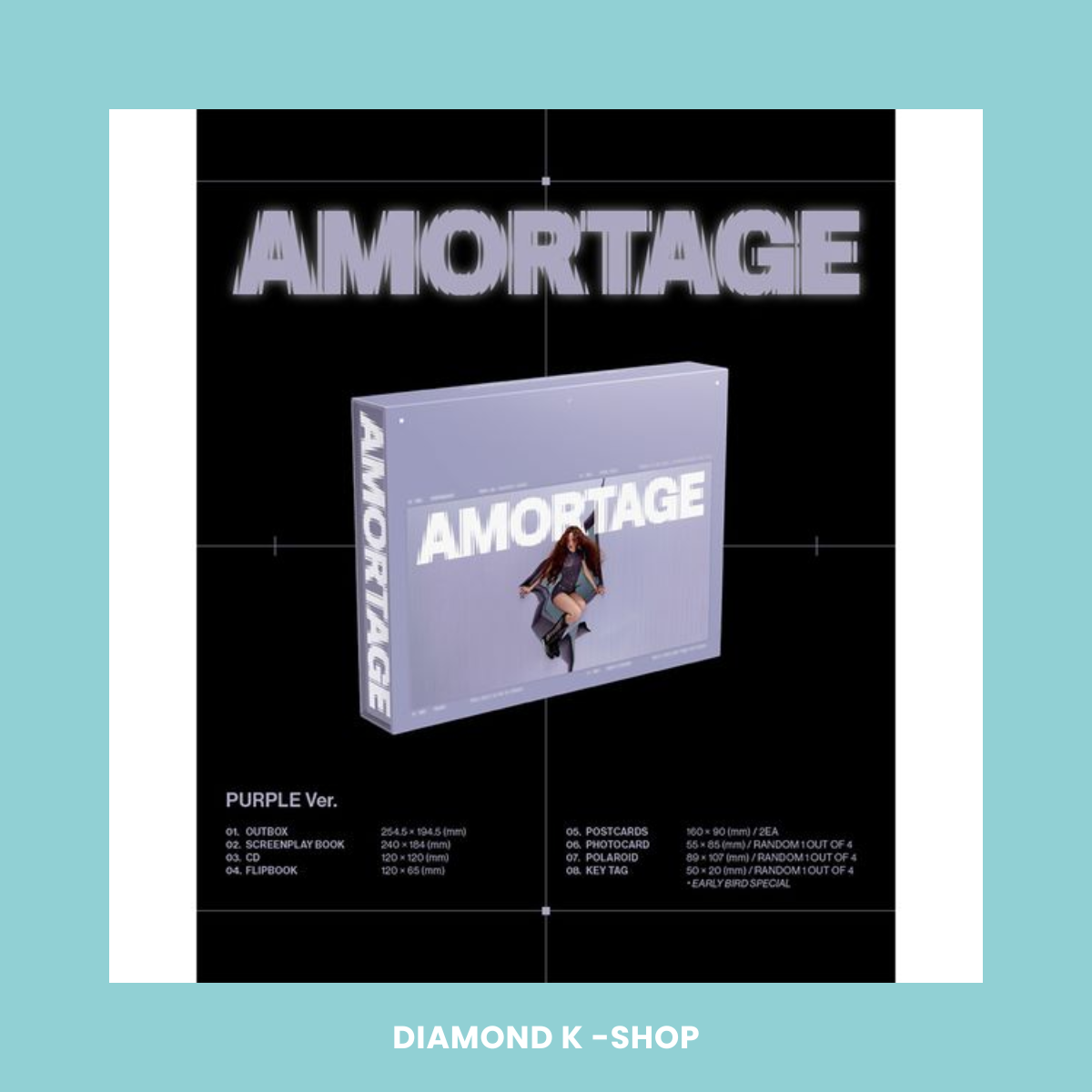 BLACKPINK: JISOO - Amortage (Exclusive Edition) + POB Oficial