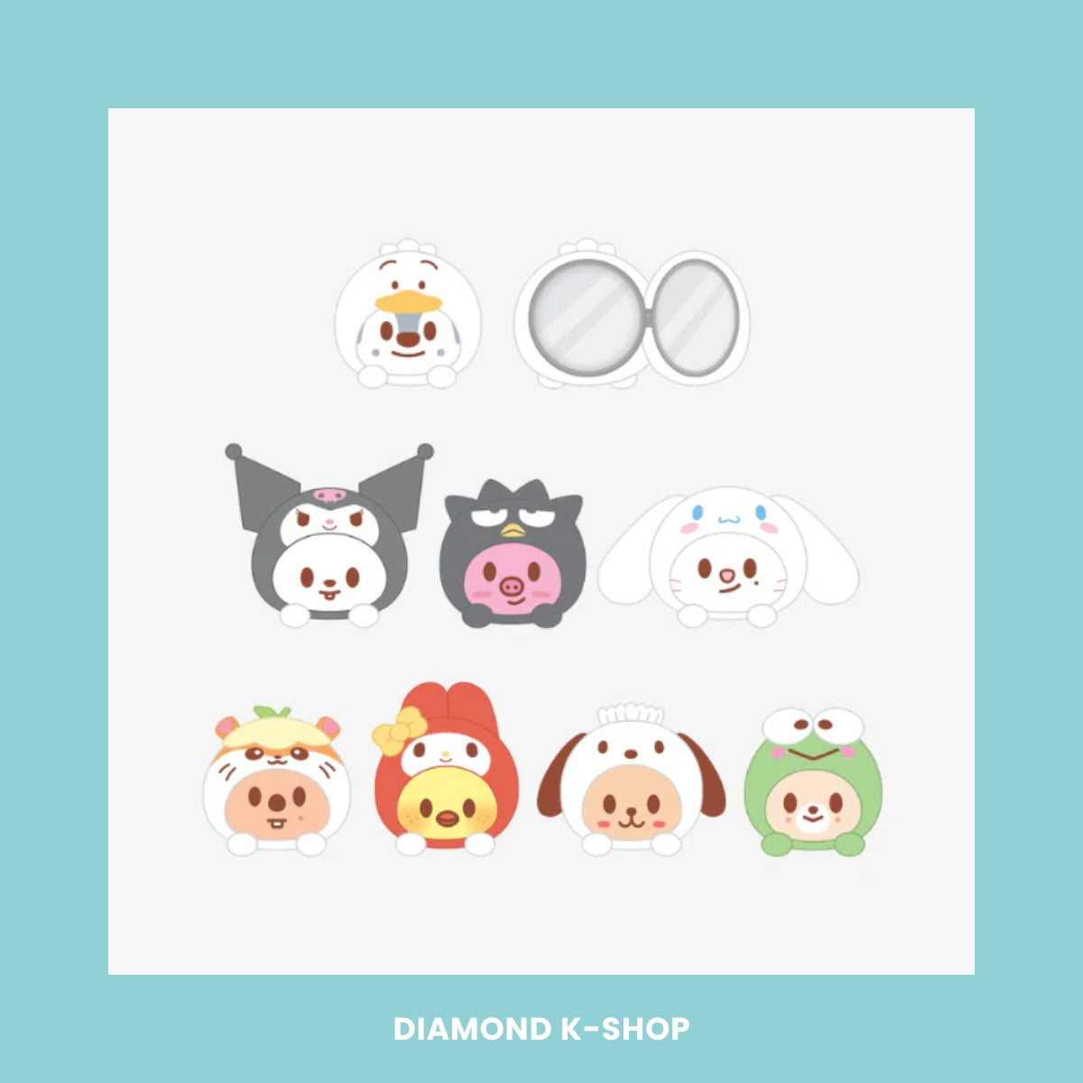 STRAY KIDS - SKZOO X SANRIO CHARACTERS: PLUSH MIRROR
