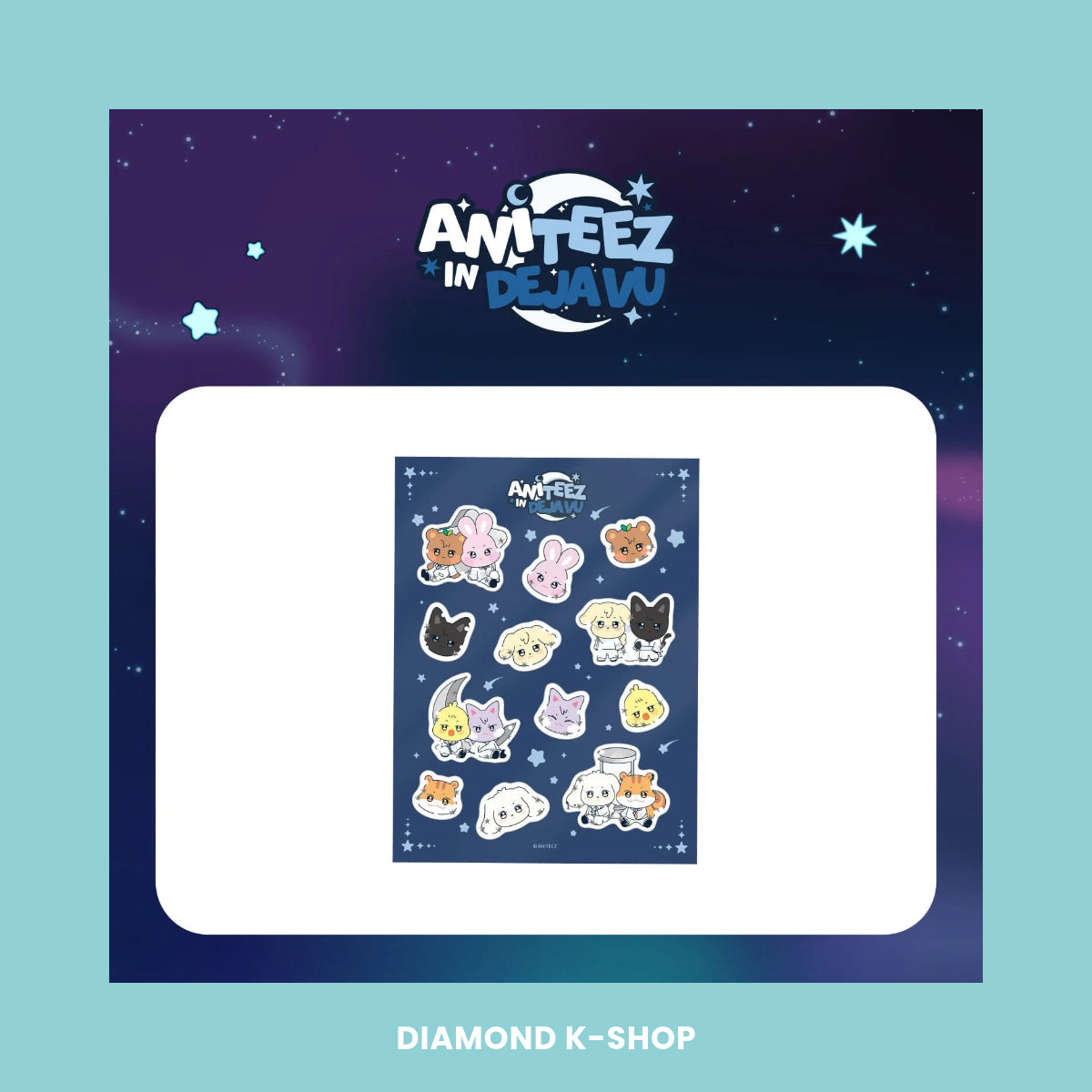ATEEZ - ANITEEZ IN DEJA VU MD: WATER 3D STICKER