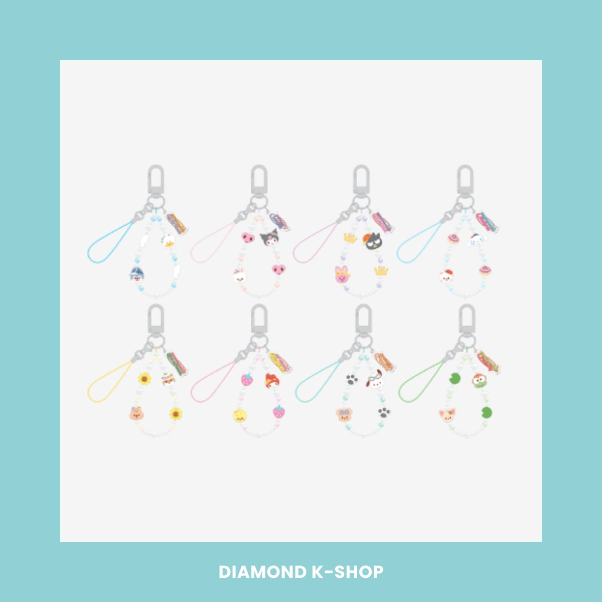 STRAY KIDS - SKZOO X SANRIO CHARACTERS: PHONE BEADS STRAP