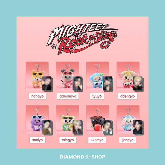 ATEEZ - MIGHTEEZ Rock The Stage POP-UP: Plush Keyring ROCKSTAR