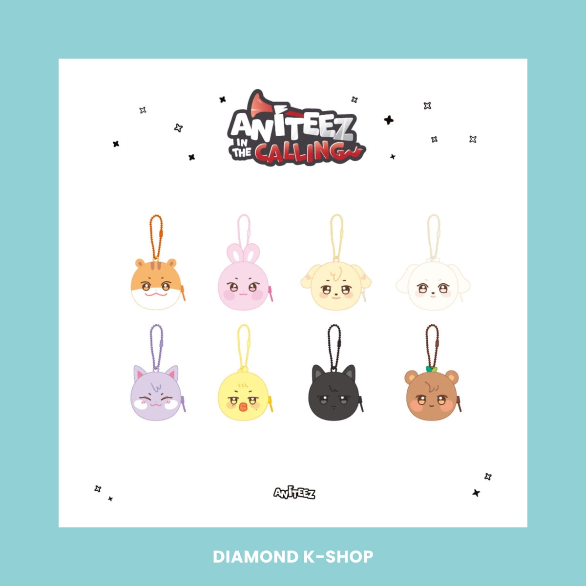 ATEEZ - ANITEEZ IN THE CALLING MD: BACKPACK POUCH KEYRING