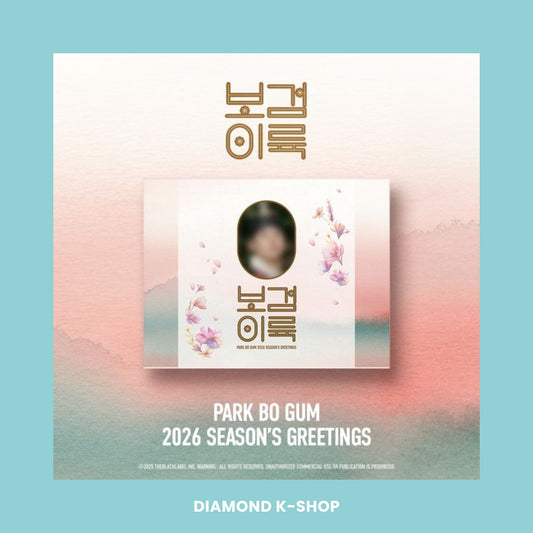 PARK BO GUM - 2026 SEASON'S GREETINGS + POB Oficial