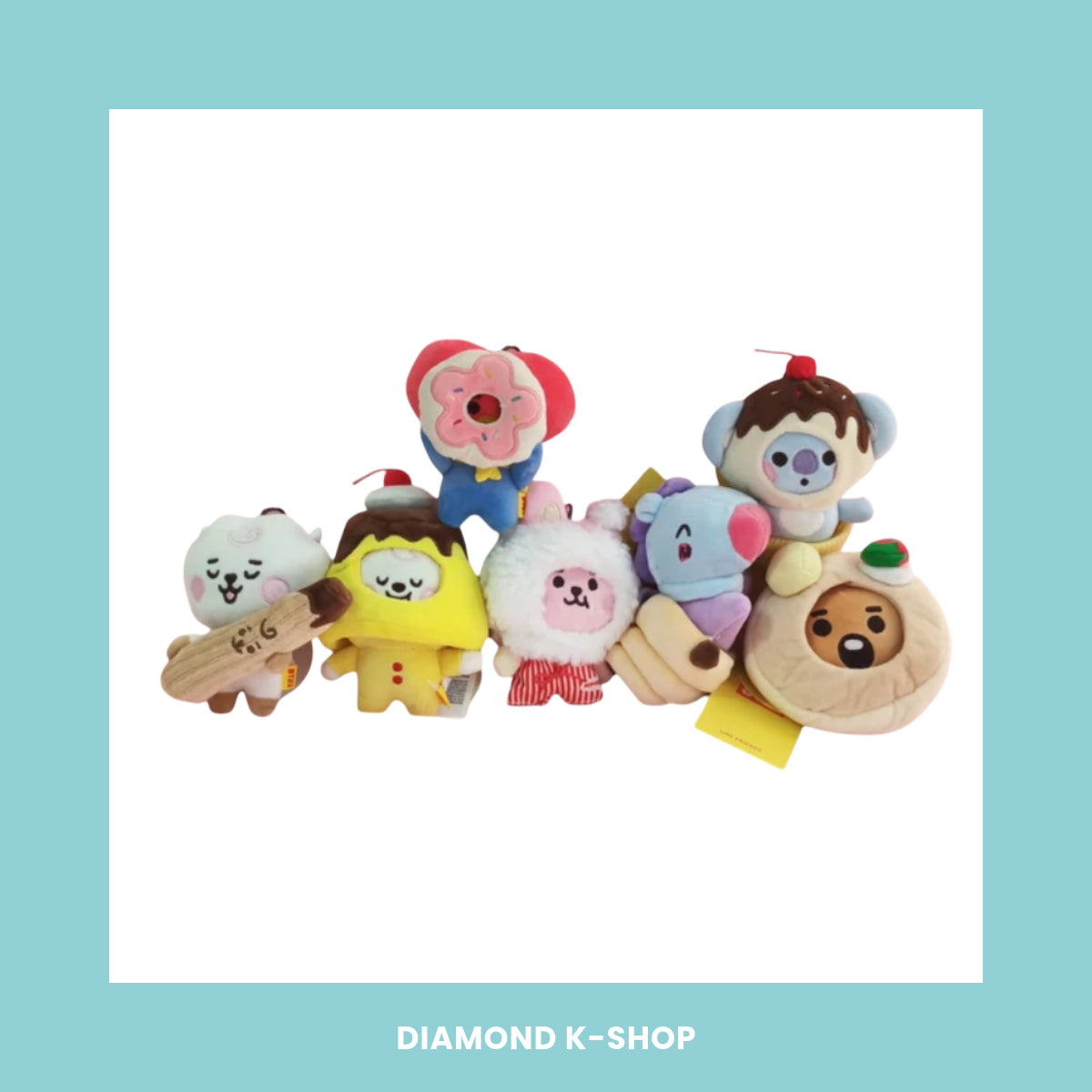 BT21 - Desserts Keyring