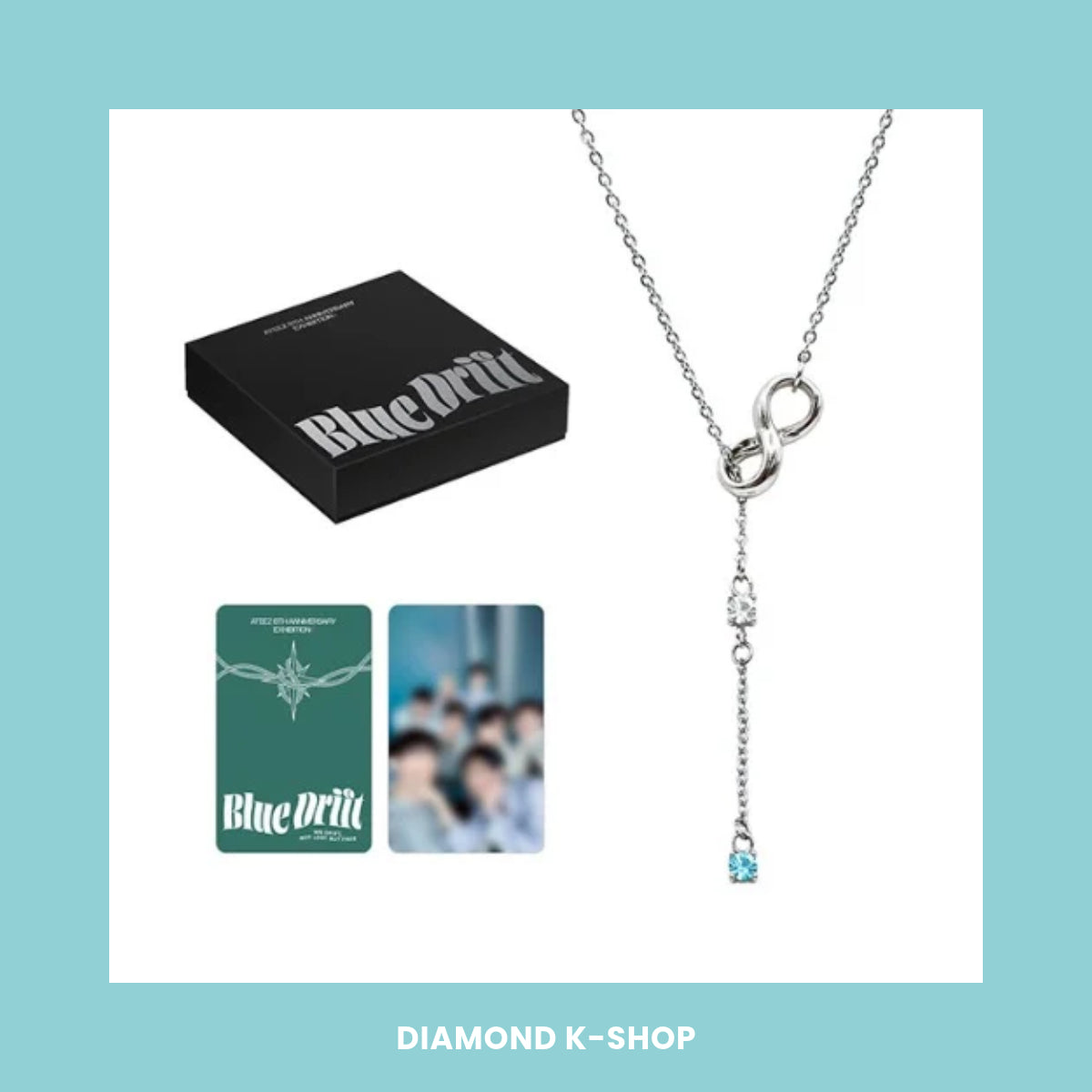 ATEEZ - 8th Anniversary Exhibition BLUE DRIFT OFFICIAL MD: NECKLACE