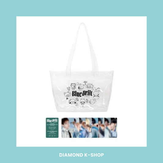 ATEEZ - 8th Anniversary Exhibition BLUE DRIFT OFFICIAL MD: CLEAR SHOPPER BAG