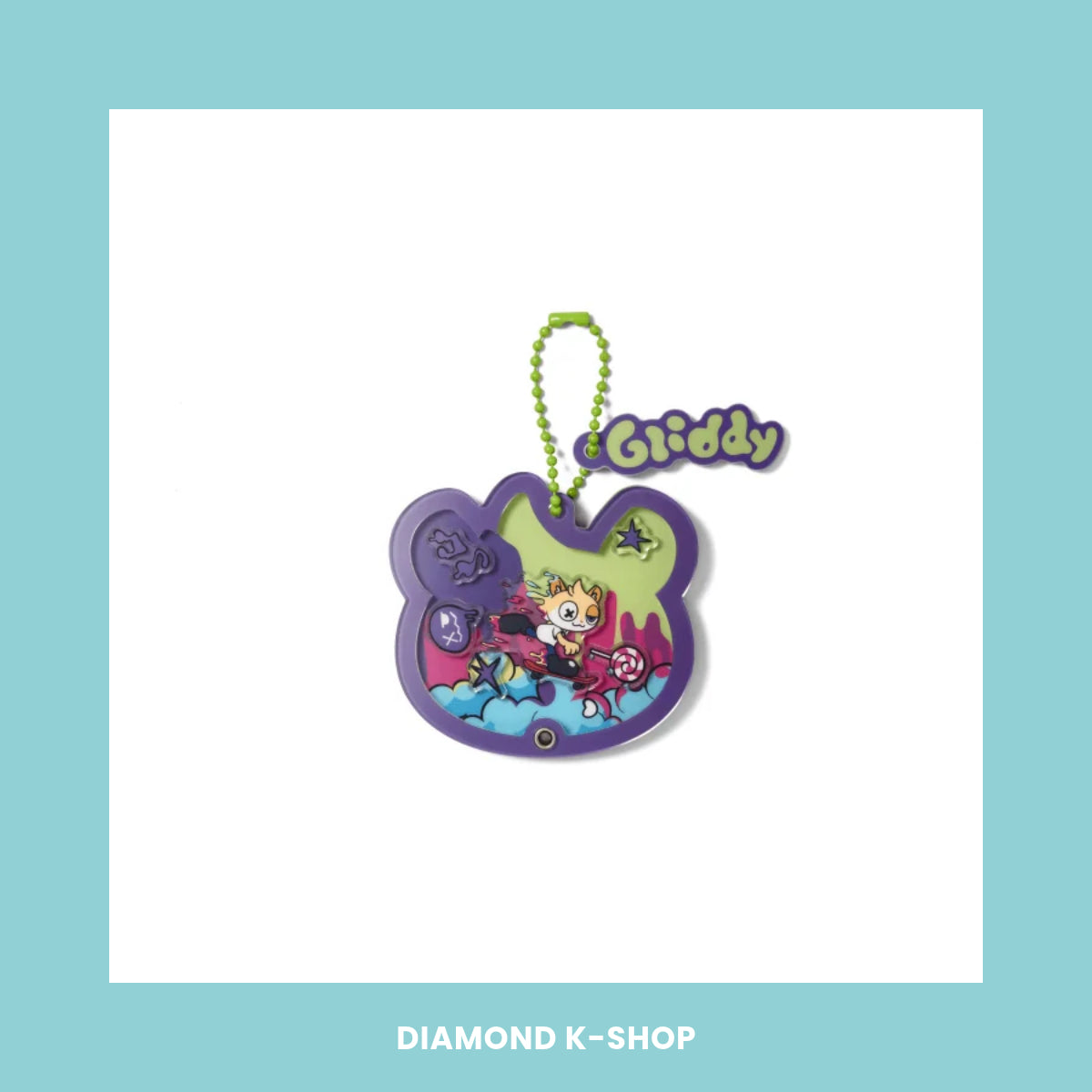 EVAN - Gliddy Official Merch: Shaker Keyring