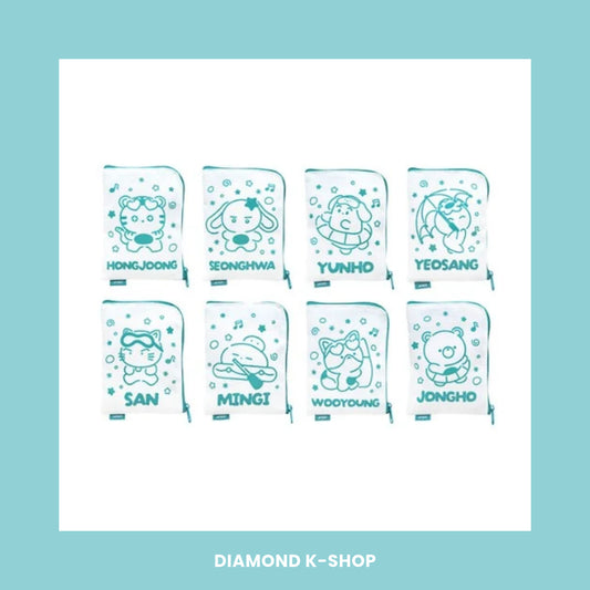 ATEEZ - 8th Anniversary Exhibition BLUE DRIFT OFFICIAL MD: MNI POUCH (Random)