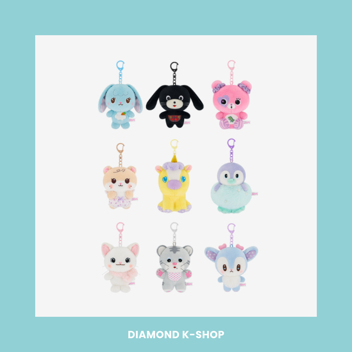 TWICE - TWICE THE THRILL POP-UP MD: TDOONGZ PLUSH KEYRING