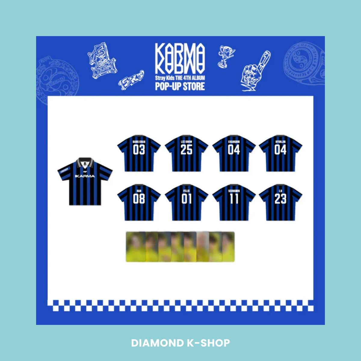 STRAY KIDS - Pop-Up Store Karma MD Uniform T-Shirt
