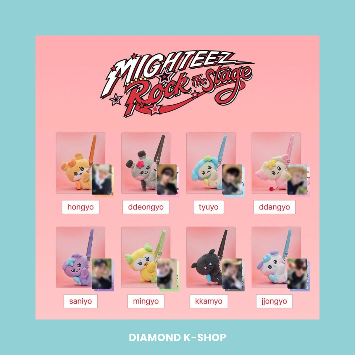 ATEEZ - MIGHTEEZ Rock The Stage POP-UP: Plush Bag