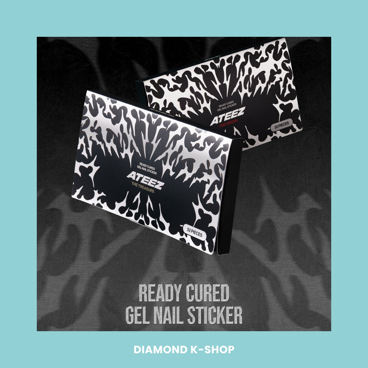 ATEEZ - "Fanplday" READY CURED GEL NAIL STICKER