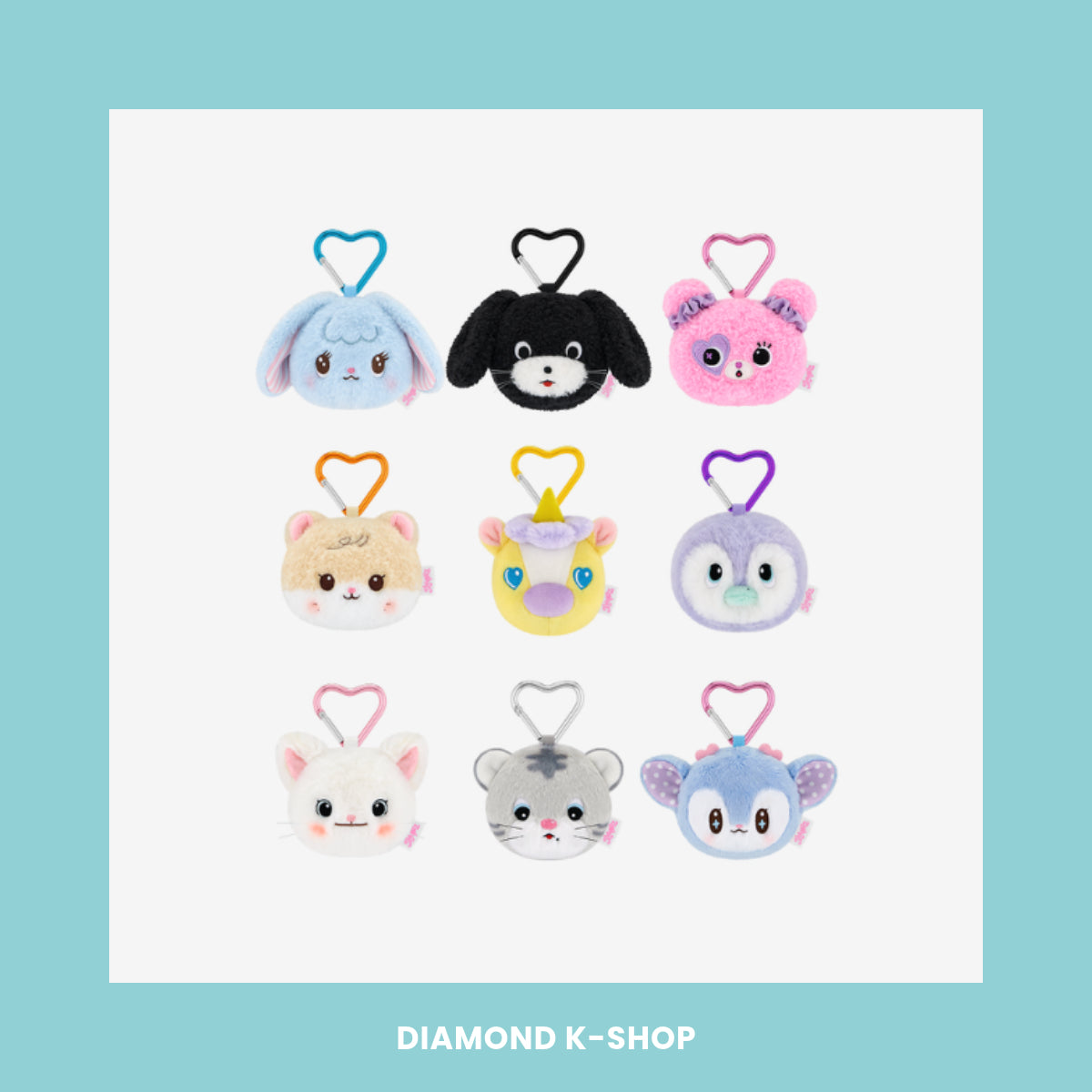 TWICE - TWICE THE THRILL POP-UP MD: TDOONGZ FACE KEYRING