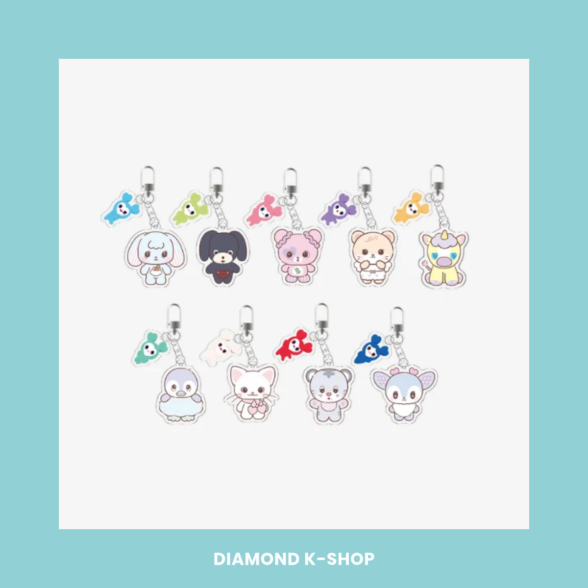 TWICE - TWICE THE THRILL POP-UP MD: TDOONGZ SECRET ACRYLIC KEYRING (Random)