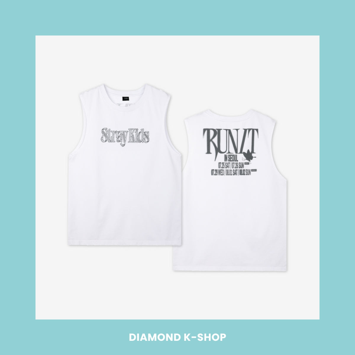 STRAY KIDS - RUN IT SEOUL MD: SLEEVELESS TOP