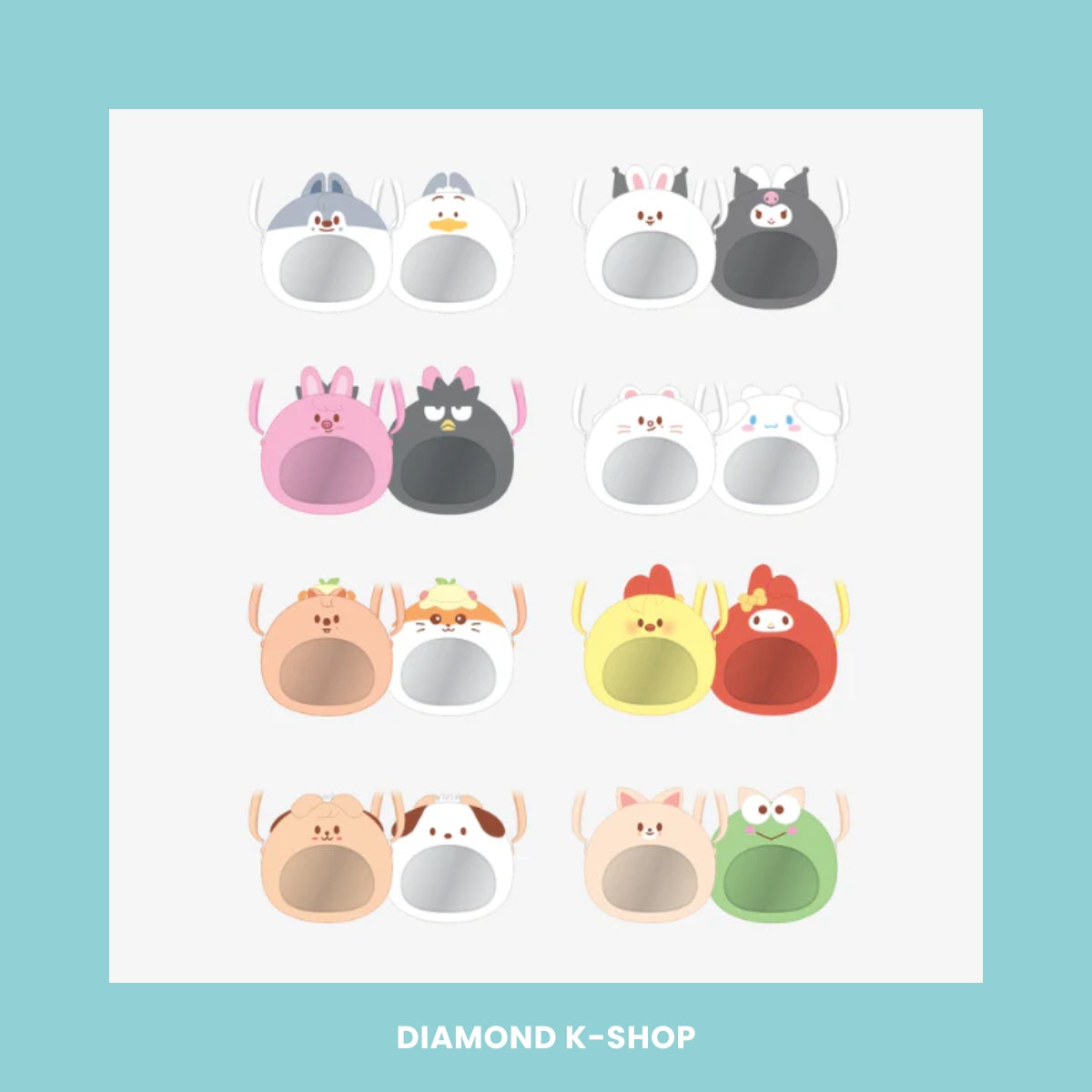 STRAY KIDS - SKZOO X SANRIO CHARACTERS: PLUSH PVC CROSS BAG