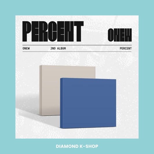 SHINEE: ONEW - Percent (Digipack) + POB Oficial