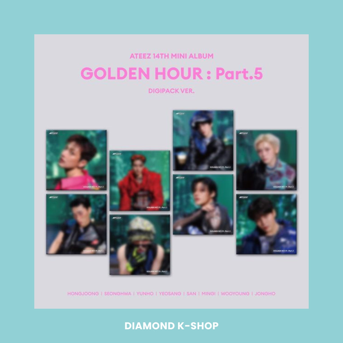 ATEEZ - GOLDEN HOUR: Part.5 (Digipack ver.) + POB Soundwave