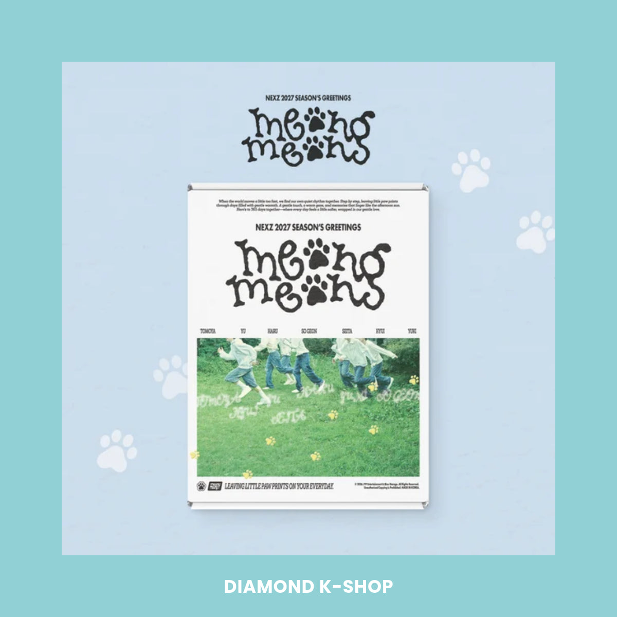NEXZ - Season's Greetings 2027: meong meong + POB Oficial