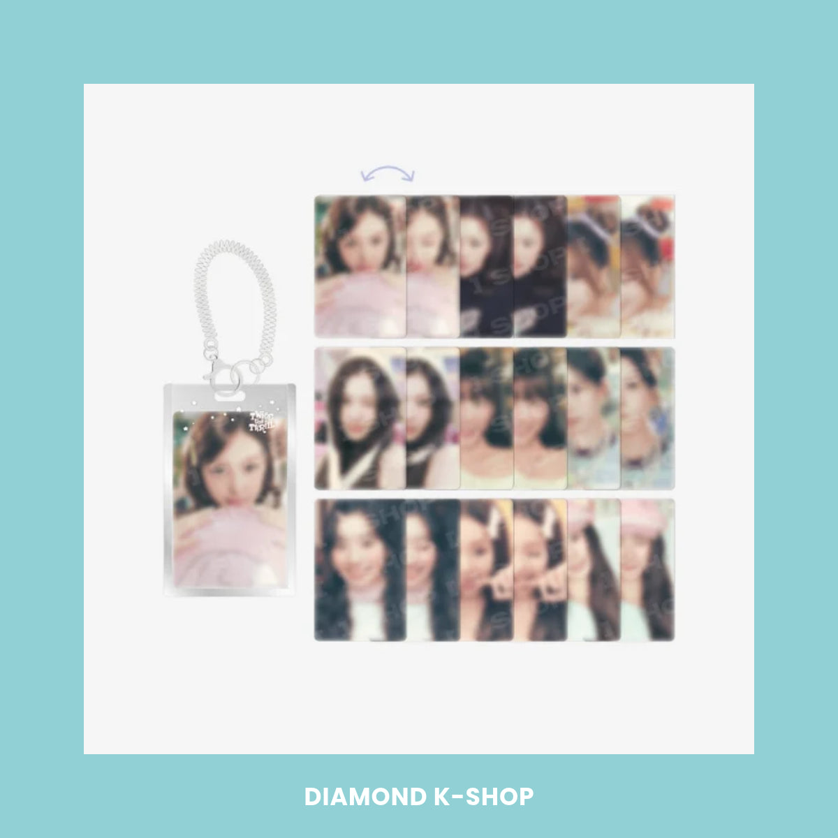 TWICE - TWICE THE THRILL POP-UP MD: SECRET LENTICULAR KEYRING (Random)