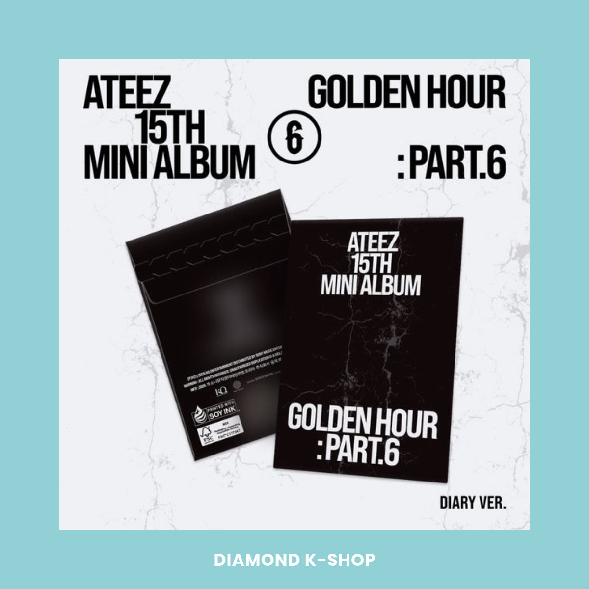ATEEZ - GOLDEN HOUR: Part.6 (POCAALBUM ver.) + POB Oficial