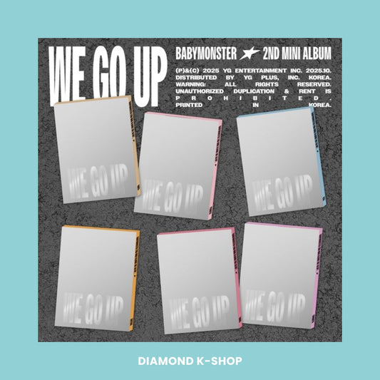 BABYMONSTER - WE GO UP (PATTERN ver.) + POB Oficial