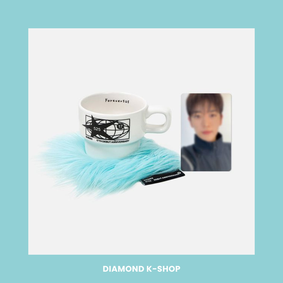 SHINee - [17th Anniversary official MD] - Shining Mug and Fur Coaster Set