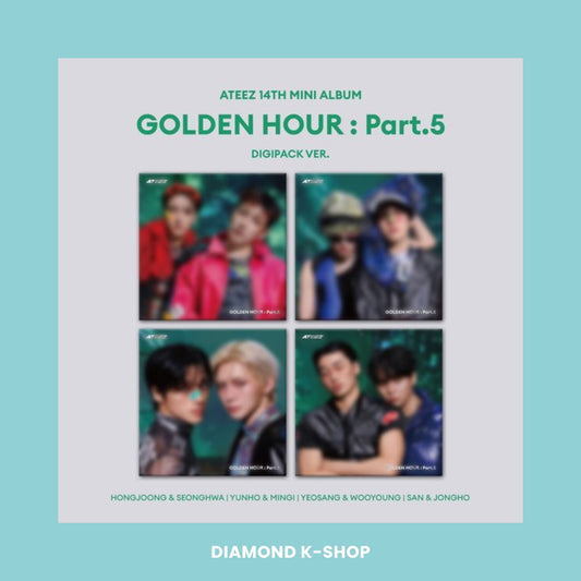 ATEEZ - GOLDEN HOUR: Part.5 (Digipack Unit ver.) + POB Apple Music