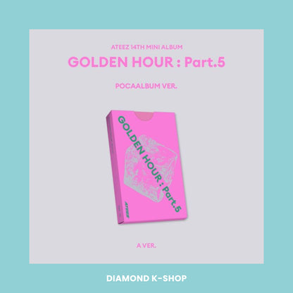 ATEEZ - GOLDEN HOUR: Part.5 (POCAALBUM ver.) + POB Oficial