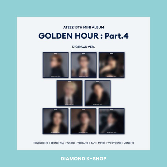 ATEEZ - GOLDEN HOUR : Part.4 (Digipack ver.) + POB Oficial